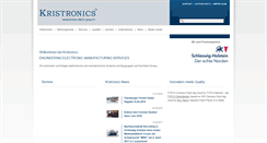 Desktop Screenshot of kristronics.de